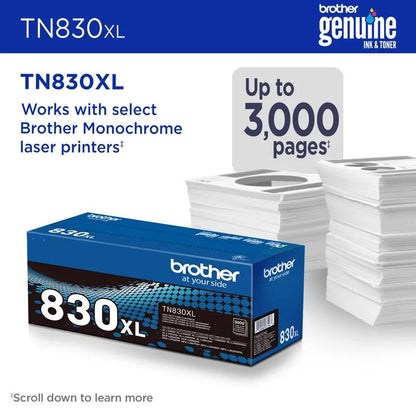 Brother TN830XL vista lateral