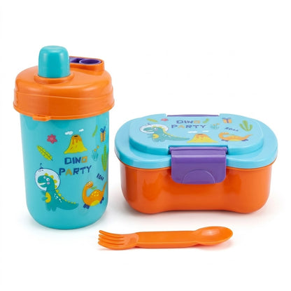 Lonchera Infantil con Vaso y Cubierto