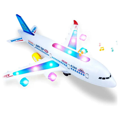 Avión Airbus A380 De Juguete Con Luz Y Sonido