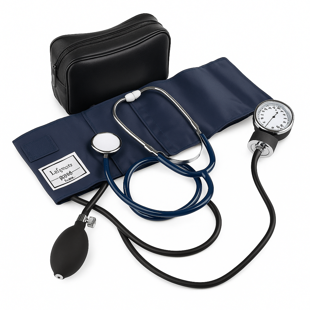 Kit Tensiometro Manual + Fonendoscopio Profesional + Estuche