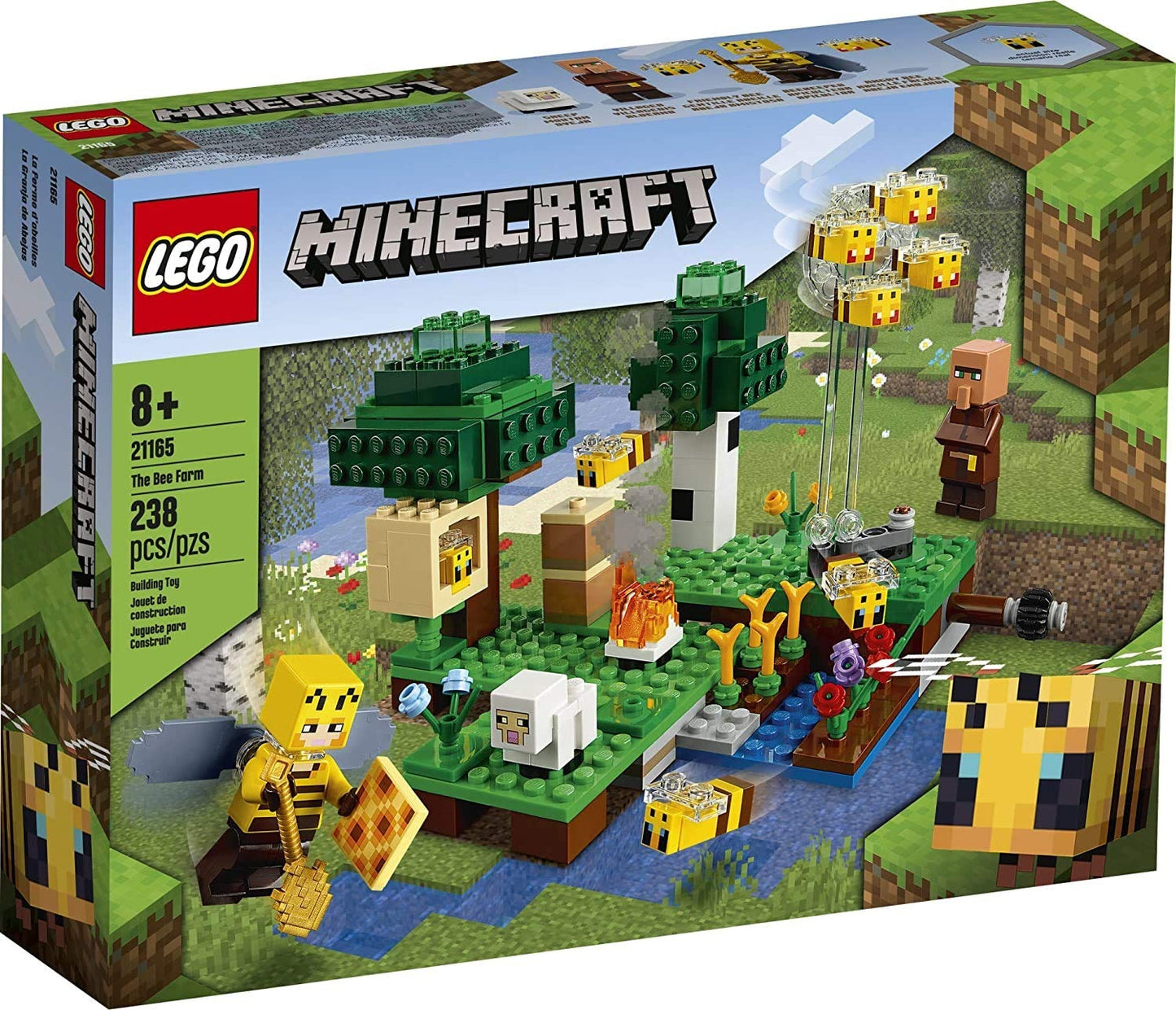 Lego Minecraft La Granja de Abejas 238 Piezas