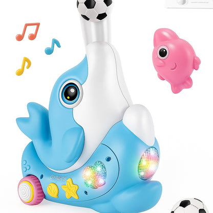 Delfín Musical Interactivo Con Luz Y Sonido