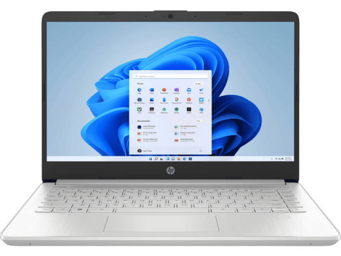 Portátil HP 14 serie dq2 color Natural Silver