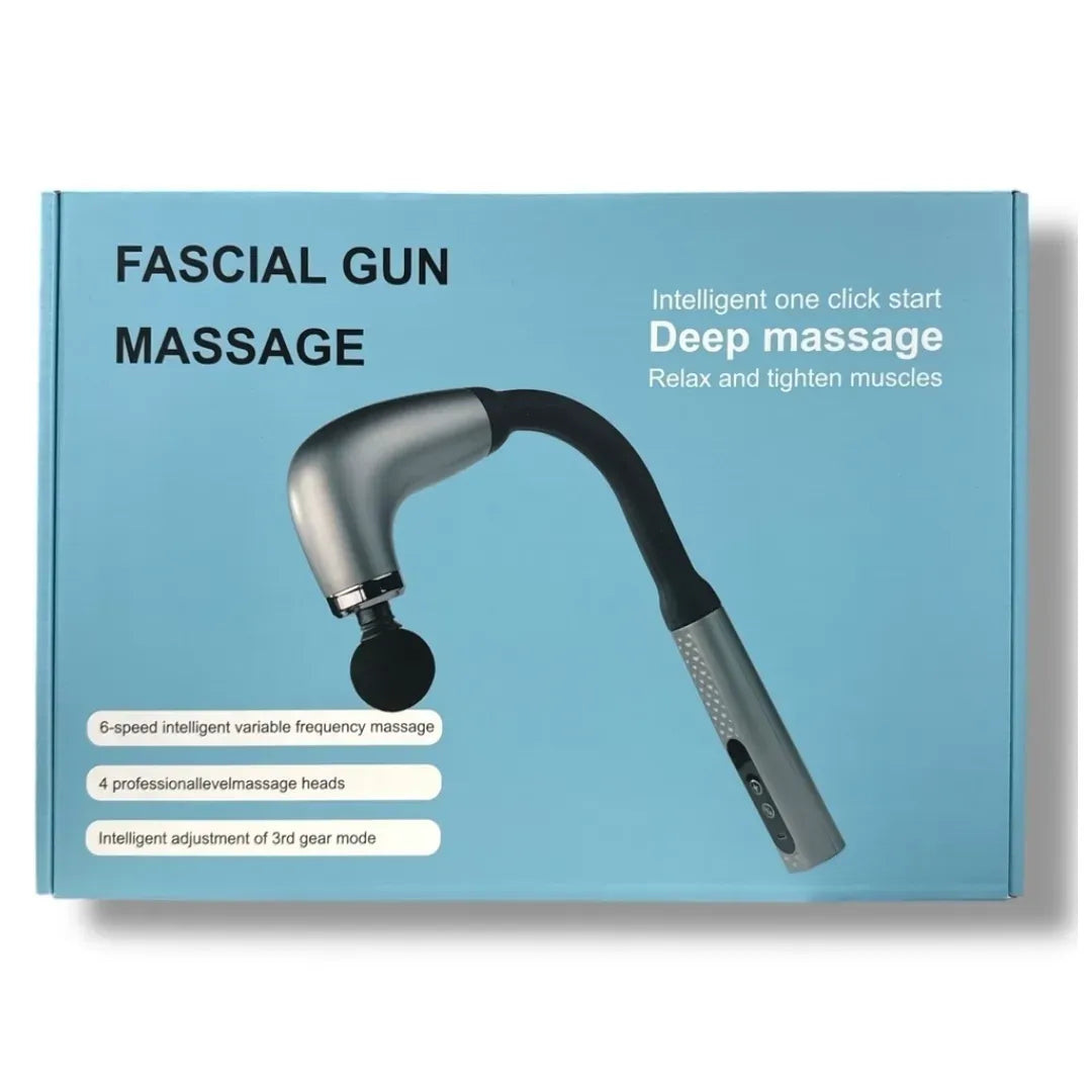 Masajeador Pistola Con Mango De Extensión Espalda Cuello