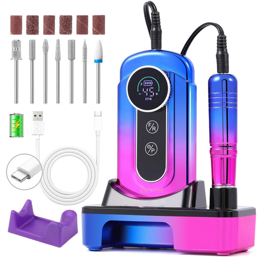 Kit Pulidor De Uñas Profesional -45000 RPM