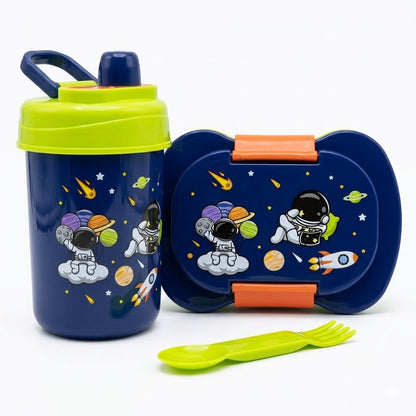 Lonchera Infantil con Vaso y Cubierto