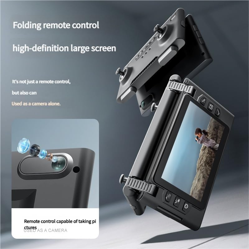 Drone M66 MAX con pantalla de visualización plegable, cámara dual, motor sin escobillas, evitar obstáculos, estabilización EIS