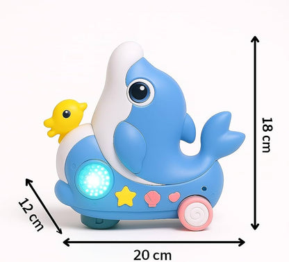 Delfín Musical Interactivo Con Luz Y Sonido