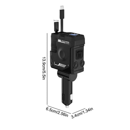 Cargador Para Carro 4 en 1 66W