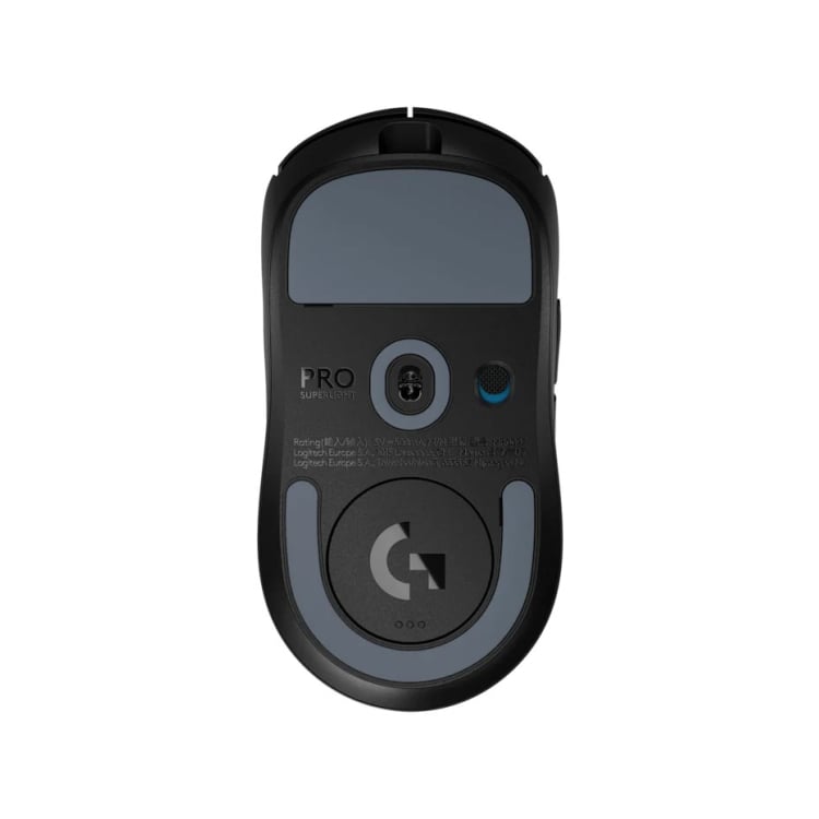 Mouse Logitech G PRO X Superlight 2 SE negro vista inferior