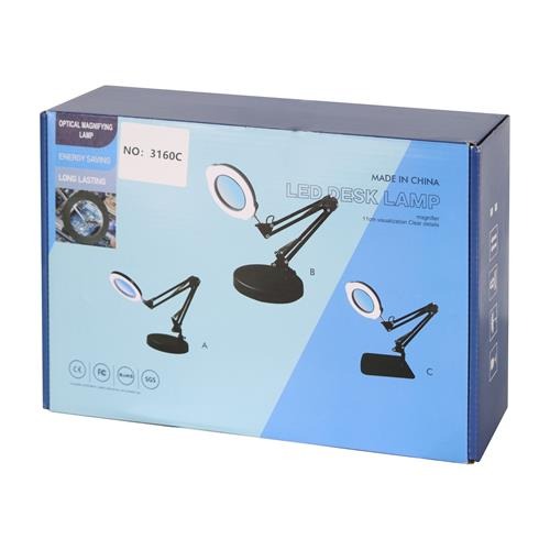 Lámpara Lupa LED de Escritorio 160mm