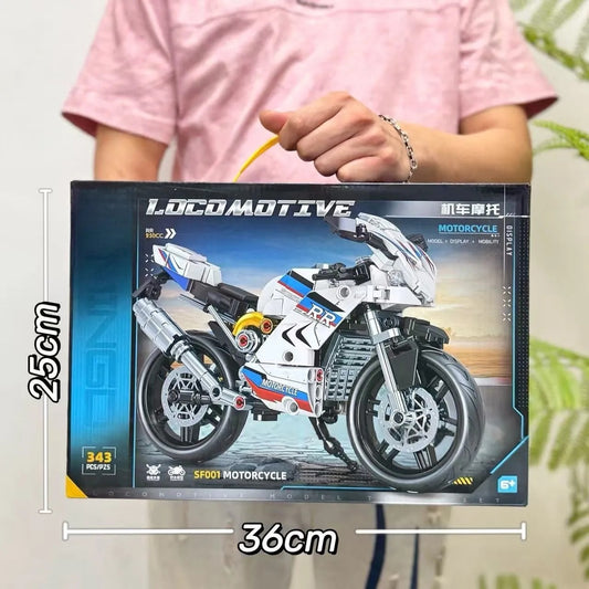Moto Lego Deportiva De Carreras 343 Piezas
