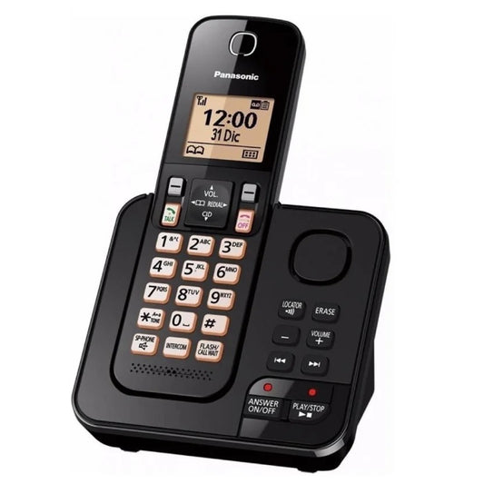Teléfono Panasonic Inalámbrico KX-TGC360 Negro