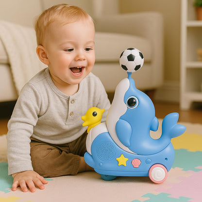 Delfín Musical Interactivo Con Luz Y Sonido