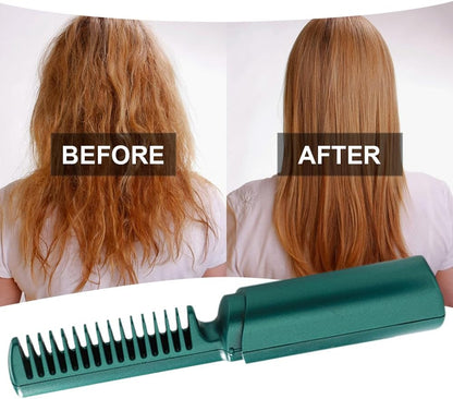 Plancha de Cabello Recargable USB 2 en 1
