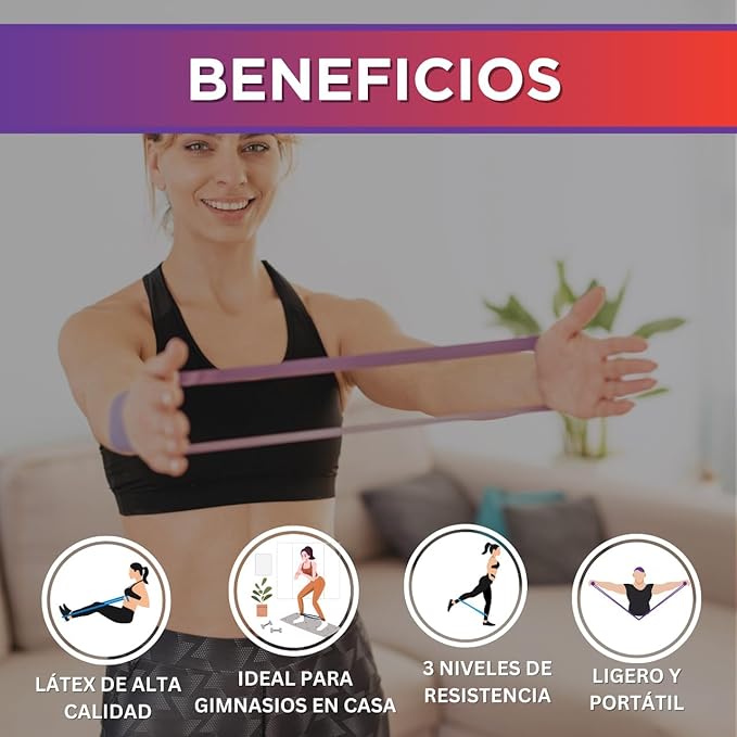 Bandas de Resistencia Elasticas 3PCS