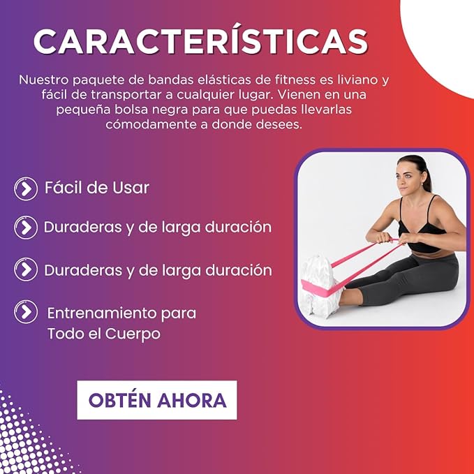 Bandas de Resistencia Elasticas 3PCS