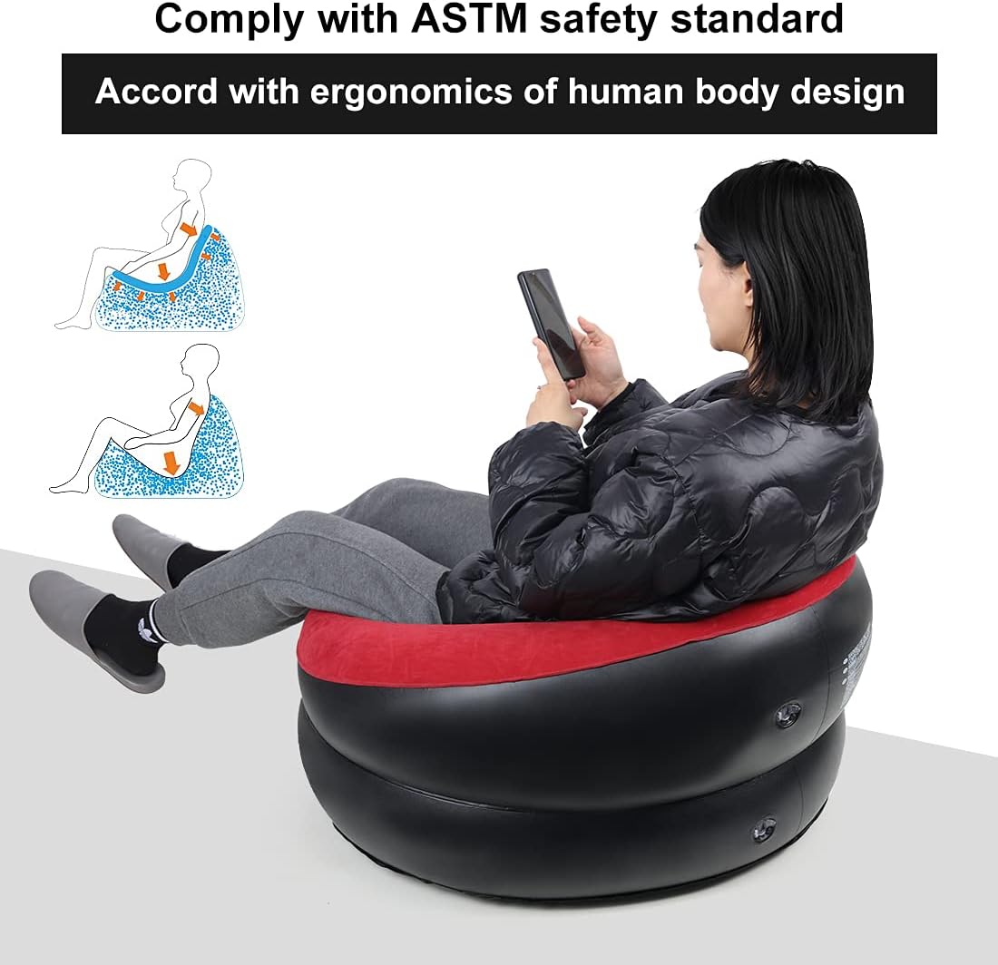 Sillon Puff Inflable Portatil + Envío Gratis 