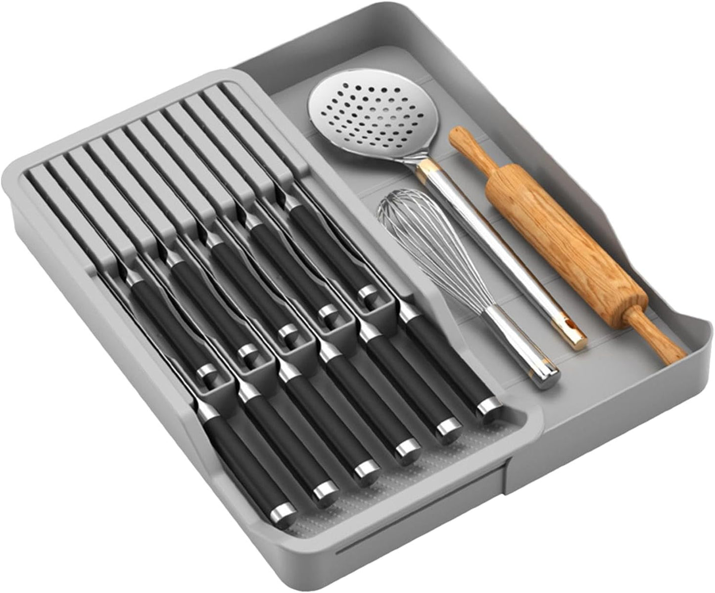 Organizador De Cuchillos Para Cajones Multifuncional