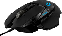 Mouse Logitech G502 HERO alámbrico negro