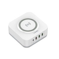 Estación de Carga Inalámbrica LDNIO AW-004 15W + 4 Puertos USB