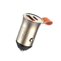 Cargador para Carro LDNIO C509Q 30W Carga Rápida PD + QC