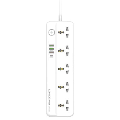 Multitoma 5 Tomas con Puertos USB LDNIO SC5415 2500W