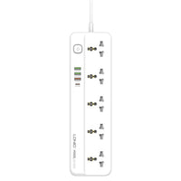 Multitoma 5 Tomas con Puertos USB LDNIO SC5415 2500W