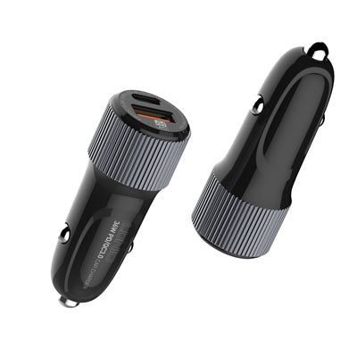 Cargador para Carro LDNIO C510Q 36W Carga Rápida PD + QC