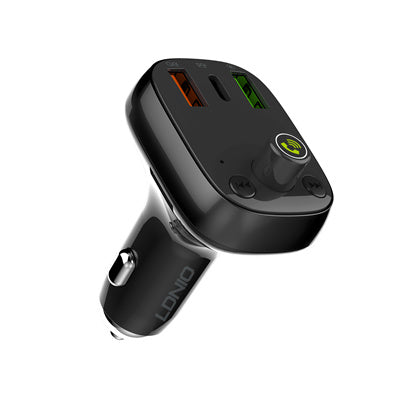 Cargador para Carro con Transmisor FM Bluetooth LDNIO C704Q 36W