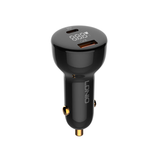 Cargador para Carro LDNIO C101 100W Carga Rápida con Pantalla LED