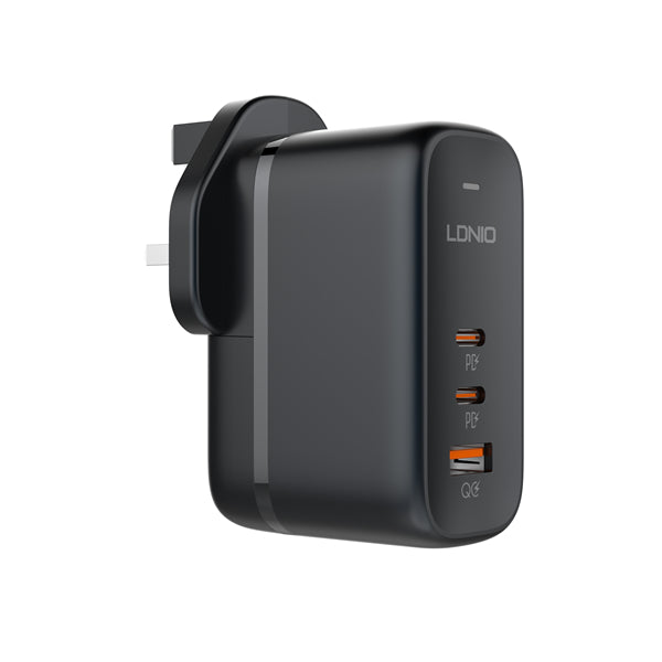 Cargador de Pared LDNIO Q366 65W GaN Carga Rápida