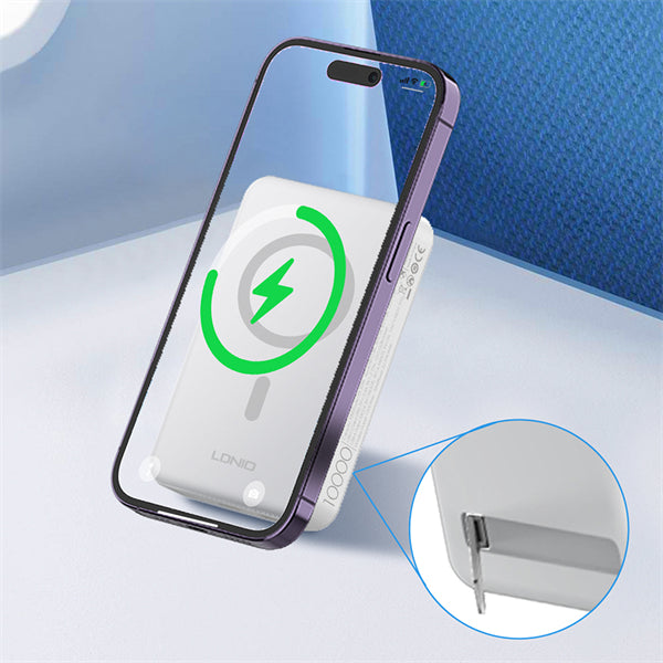 Power Bank Magnético Inalámbrico LDNIO PQ16 10.000mAh