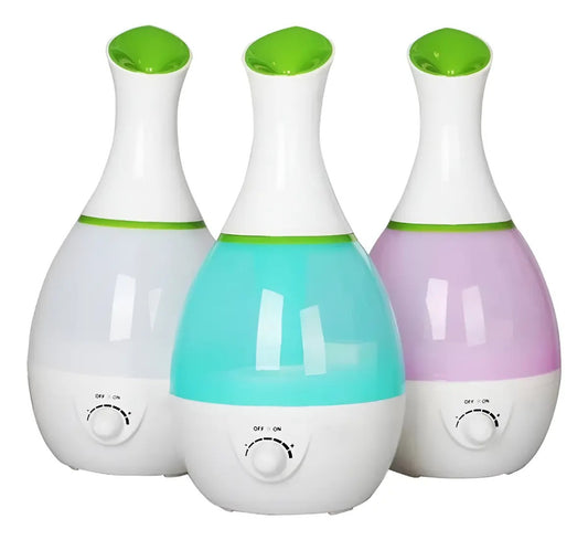 Humidificador Ultrasónico 3L Tipo Jarrón Vapor Frío