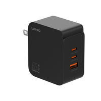 Cargador de Pared LDNIO Q4 65W 3 Puertos Carga Rápida