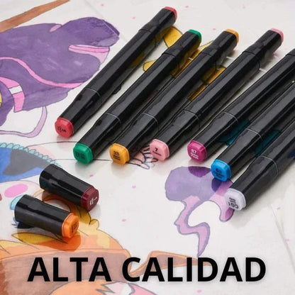 Plumones Touch Doble Punta 24 Piezas