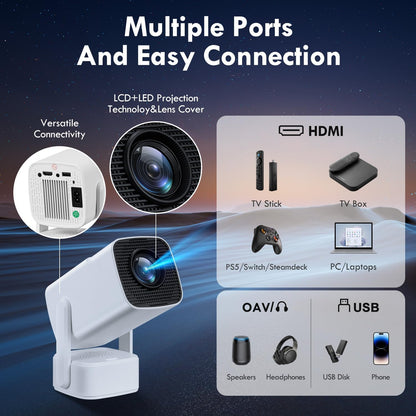 Mini Proyector De Video F5 Portatil