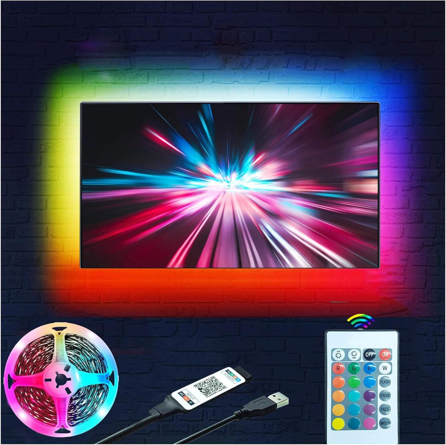 Tira LED RGB Bluetooth 5M