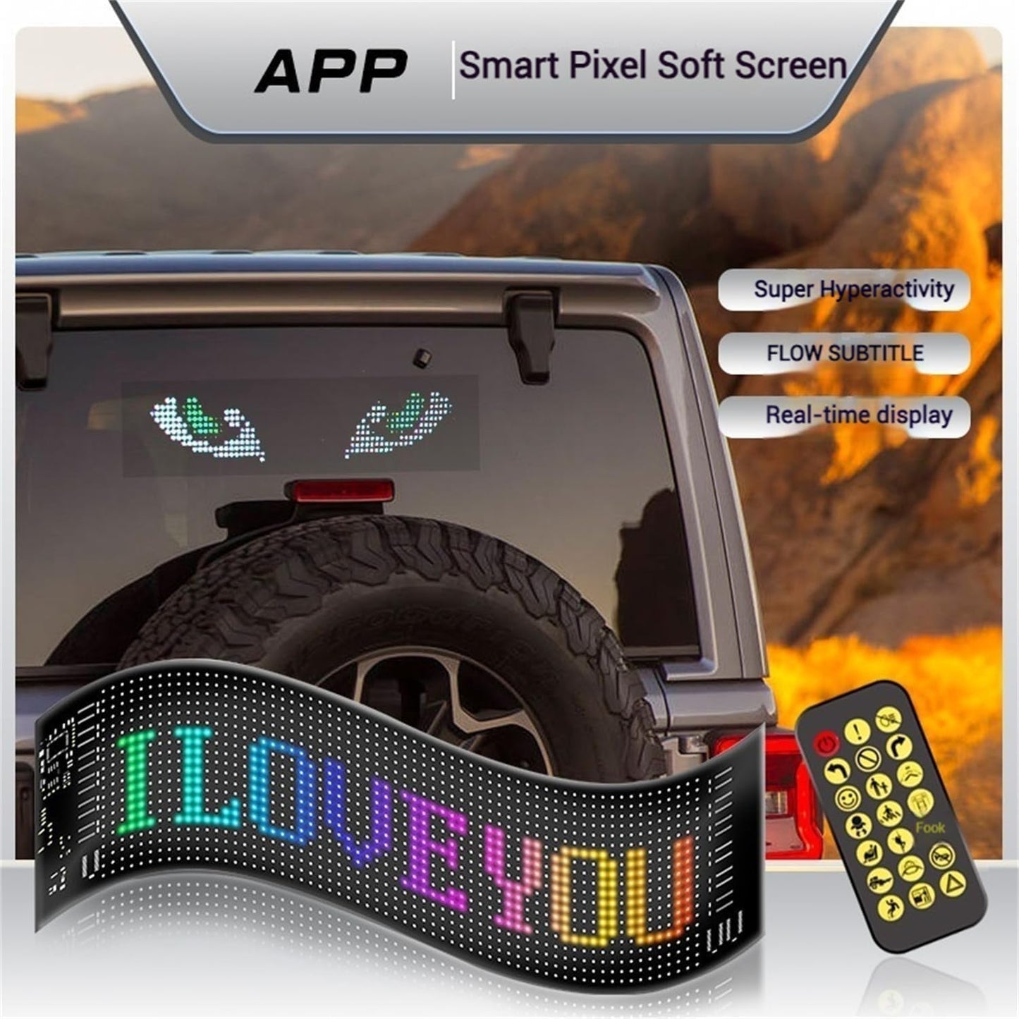 Pantalla LED Programable Por Bluetooth