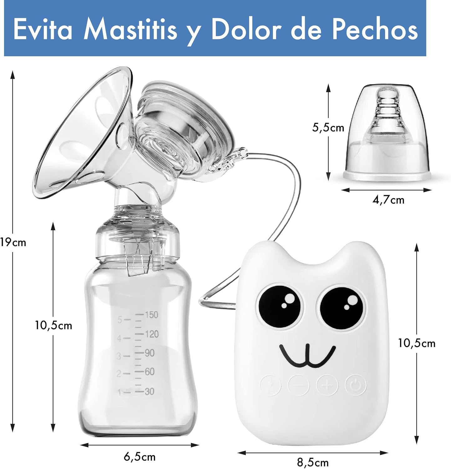 Extractor de leche eléctrico