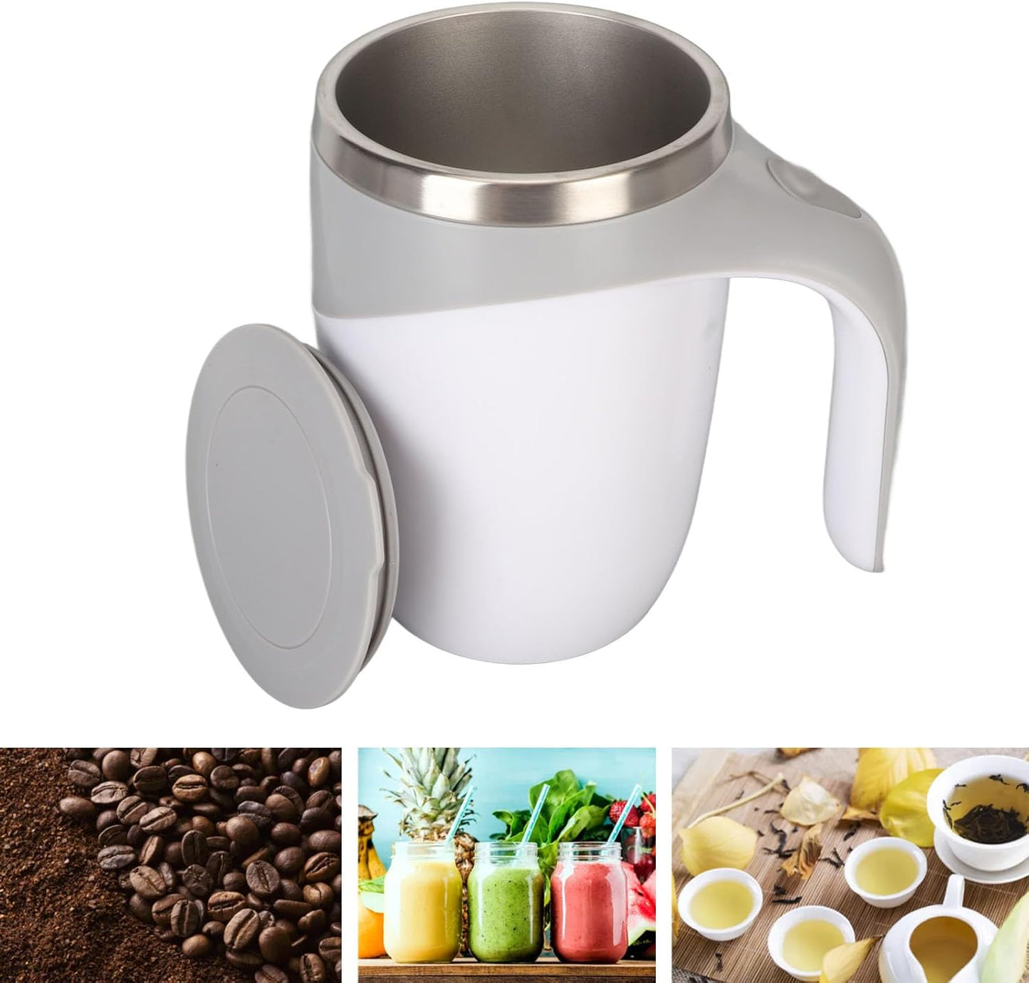 Taza Eléctrica Mezcladora Automática Magnética