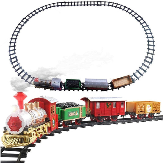 Tren Clasico Electrico Con Pista 13 Piezas