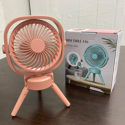 Mini ventilador recargable de escritorio