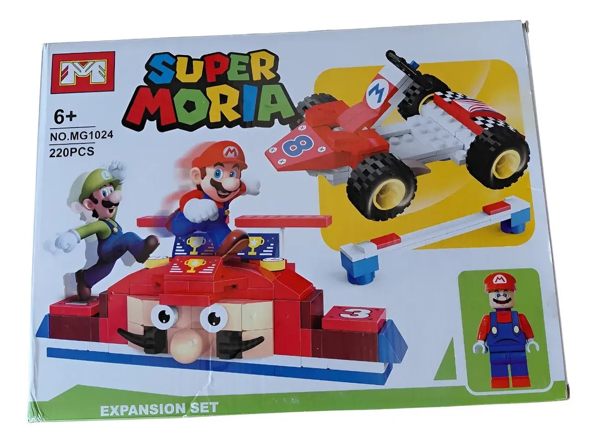 Lego Super Mario Kart De Carreras 220 Piezas