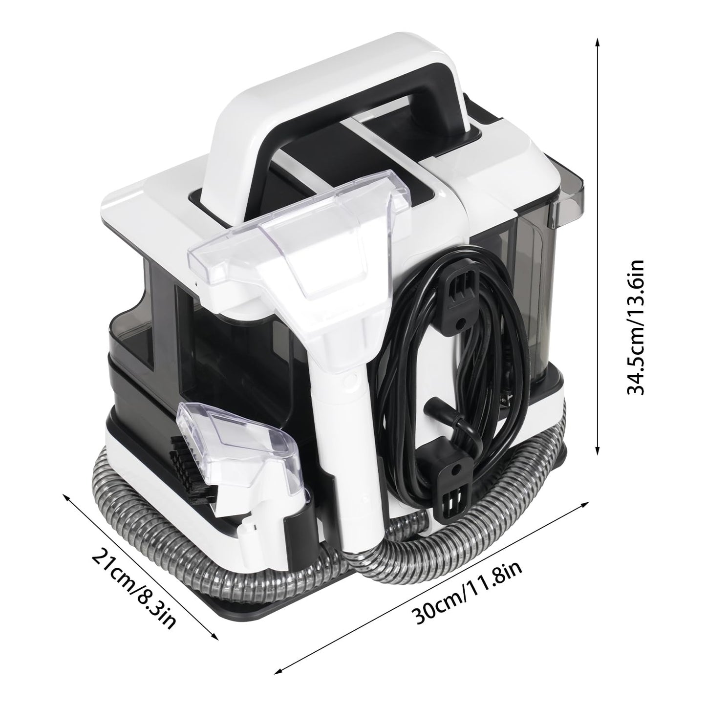 Aspiradora Portátil Multiusos Lava Alfombras, Tapicería y Hogar