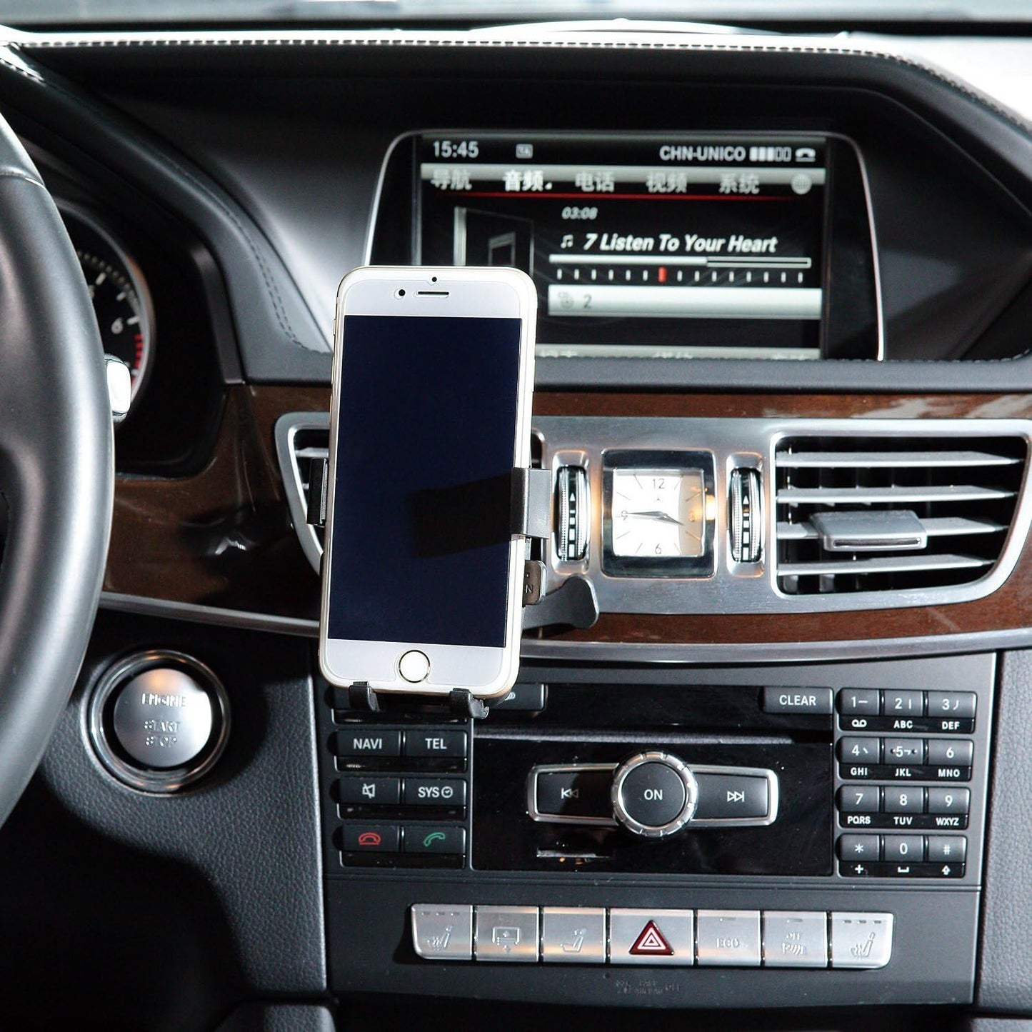 Soporte Porta Celular De Carro Para Rejilla 