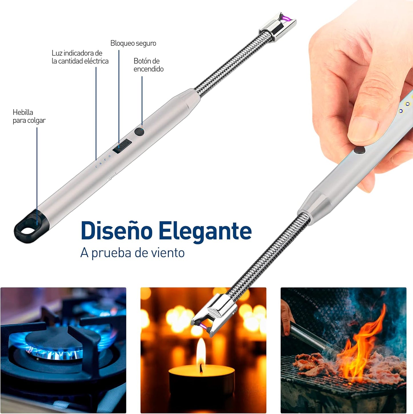 Encendedor Electrico Recargable USB