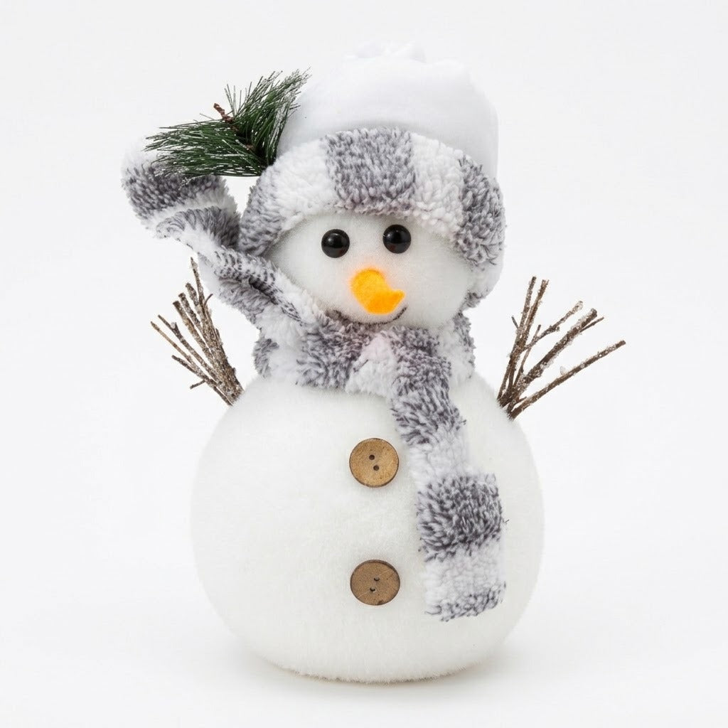 Set x3 Personajes Navideños Invierno (Pingüinos y Muñeco de Nieve)