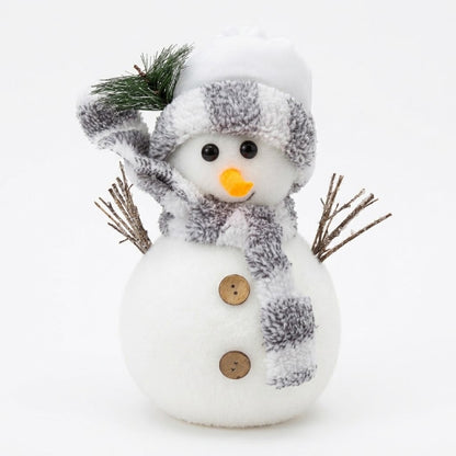Set x3 Personajes Navideños Invierno (Pingüinos y Muñeco de Nieve)