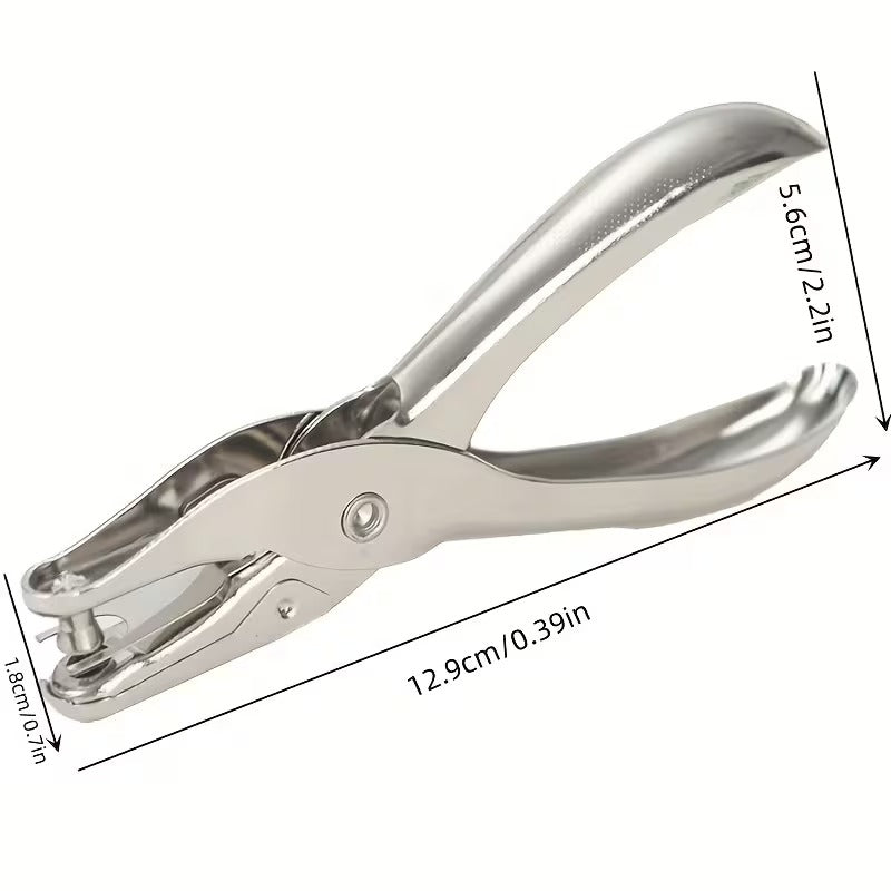 Perforadora de Metal Para Papel 1 Hueco